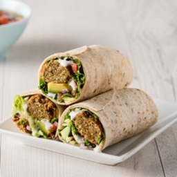 Falafel Hummus wrap