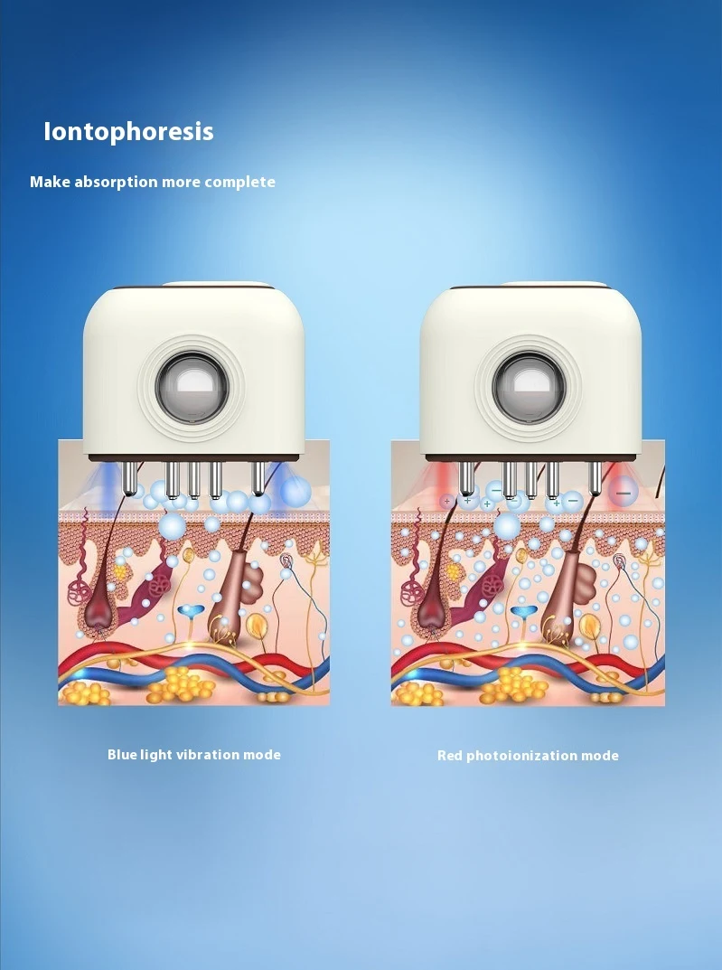 Title 3, Medisch Hoofdhuidapparaat met Rood Blauw Licht,...
