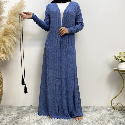 Title 6, Womens Long Sleeved Knitted Sweater Jacket Robe