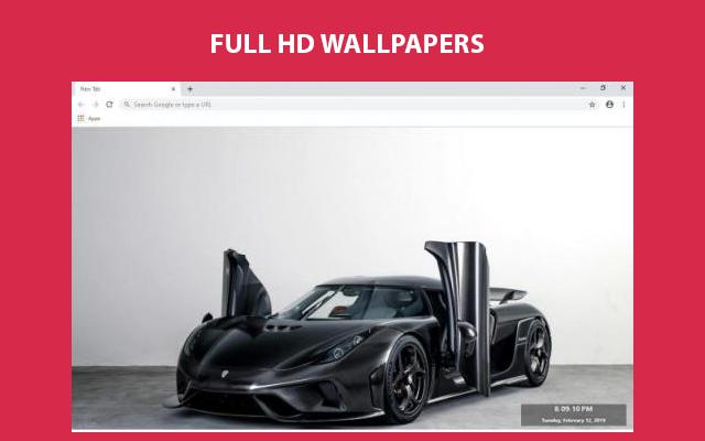 Koenigsegg Regera Wallpapers and New Tab