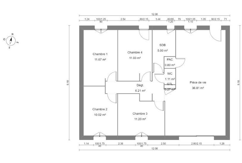  Vente Terrain + Maison - Terrain : 807m² - Maison : 93m² à Cadenet (84160) 