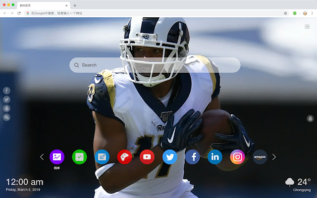 Robert Woods New Tab & Wallpapers Collection