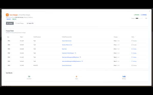 Permission Optimizer (Salesforce FLS) screenshot 4