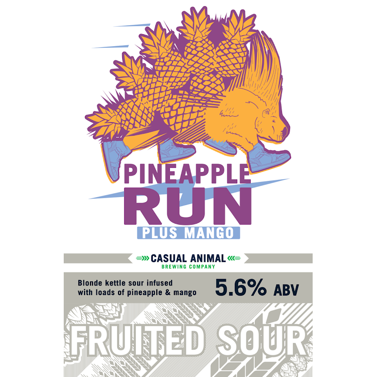 Logo of Casual Animal Pineapple Run Sour