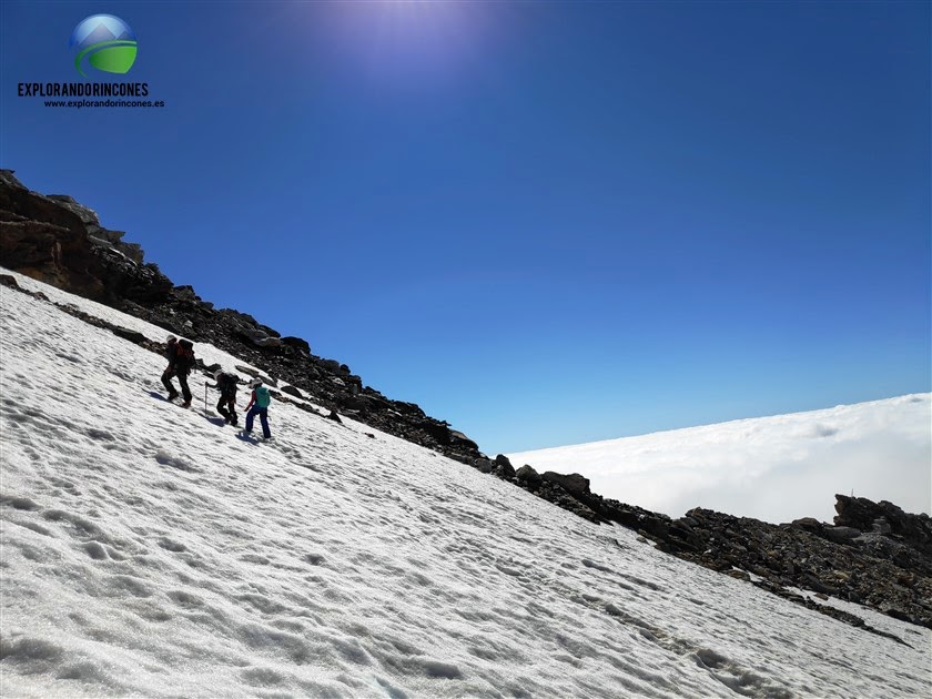 PUNTA GIORDANI 4.046 con Niños Glaciar de Indren 