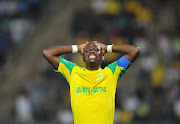 Hlompho Kekana of Mamelodi Sundowns reacts after missing a goal during the Absa Premiership 2016/17 match between Mamelodi Sundowns and Bloemfontein Celtic at Lucas Moripe Stadium, Atteridgeville South Africa on 05 April 2017.