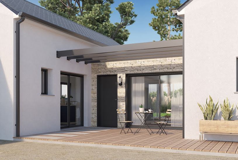  Vente Terrain + Maison - Terrain : 447m² - Maison : 93m² à Baulon (35580) 