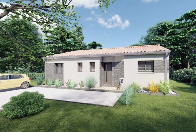  Vente Terrain + Maison - Terrain : 1 018m² - Maison : 84m² à Aillas (33124) 