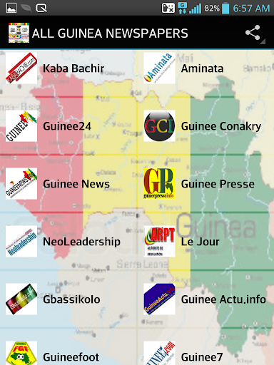 GUINEA NEWSPAPERS