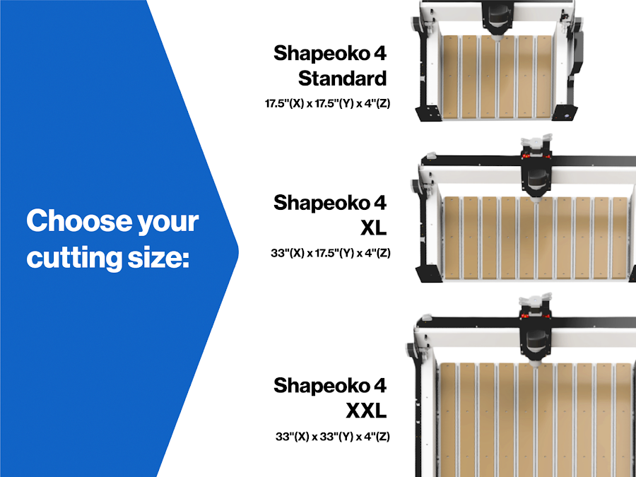 Shapeoko 4 CNC Router - Standard - Hybrid Table - With Carbide Compact Router