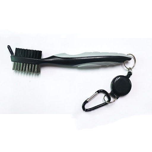Title 6, Double-sided golf brush for cleaning clubs and ...
