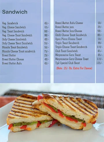 Cafe TP3 menu 