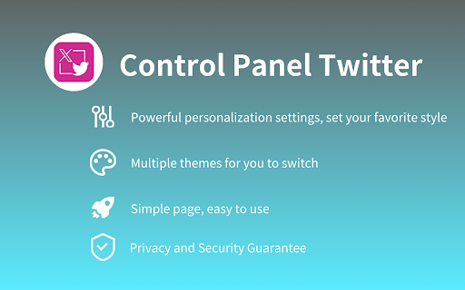 Control Panel For Twitter