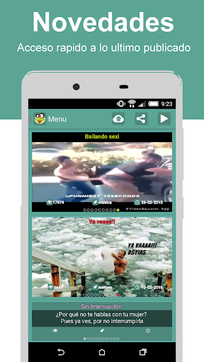 Risa App videos para compartir