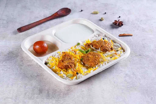 Lucknowi Chicken Biryani Mini-Thali (Meal)