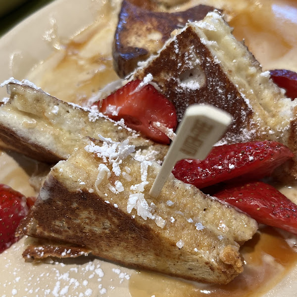 OMG GF french toast with marscapone cheese