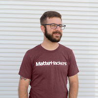 MatterHackers Printed Heather T-Shirts Dark Grey Heather Large