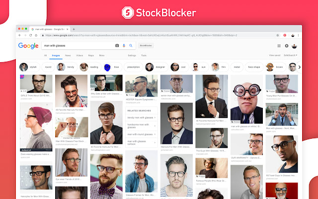 StockBlocker chrome extension