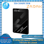 Ổ Cứng Ssd Apacer Zadak Twss3 1Tb Sata Iii 2.5Inch - Hàng Chính Hãng Network Hub Phân Phối