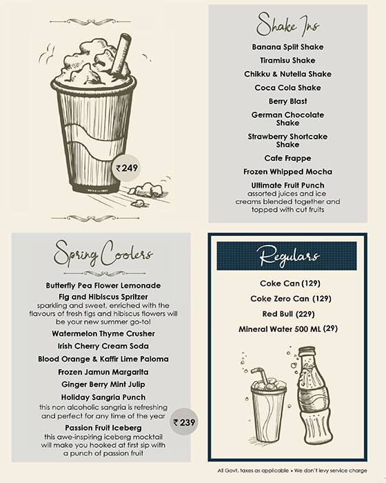 cafetaria & Co menu 