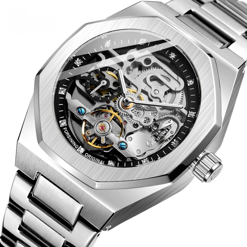 Heren Automatisch Mechanisch Horloge Precisie en klasse om je pols. Zelfopwindend uurwerk, waterdicht en tijdloos design. De perfecte accessoire.
