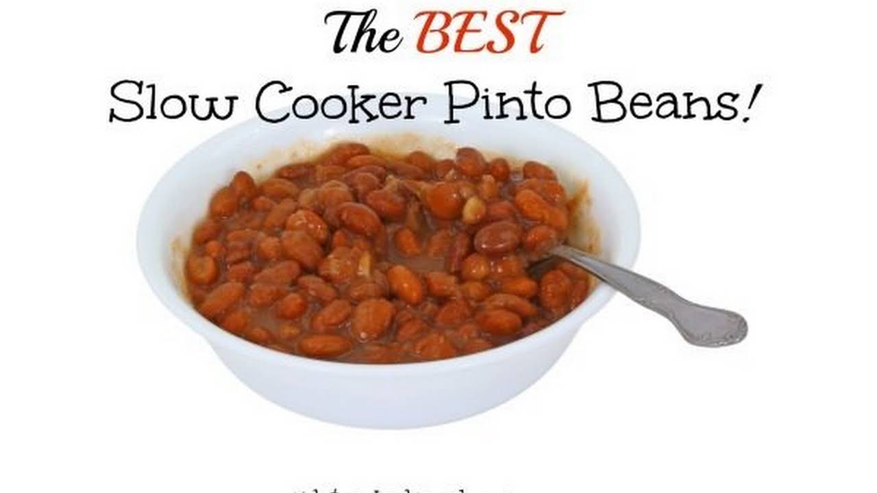 Slow Cooker Pinto Beans - Slow Cooker Gourmet