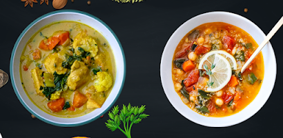 Healthy Soup and Curry Recipes Screenshot