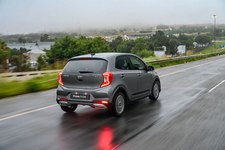 The Picanto X-Line is available only with Kia's 61kW 1.2-litre four-cylinder petrol engine.