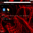 Neon Glow Red Chrome extension download