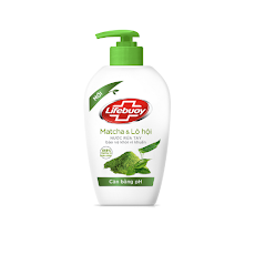 Nước rửa tay cân bằng Lifebuoy Matcha & Nha đam 450g