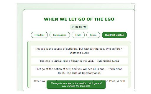 When We Let Go of the Ego