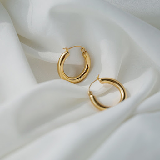 Title 3, Womens Fashion Round Ring Earrings Simplicity ...