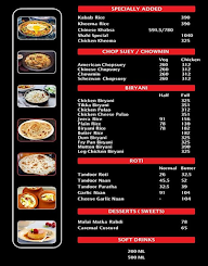 Shahi Darbar menu 3