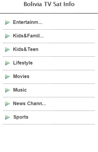 Bolivia TV Sat Info