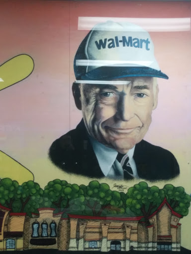 Sam Walton Wall Mural