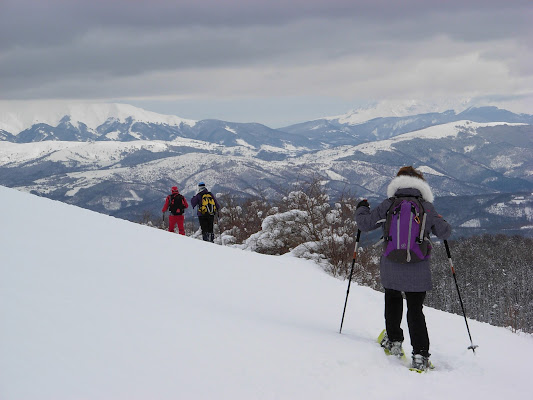 Ciaspolare in appennino di claudio_sposetti