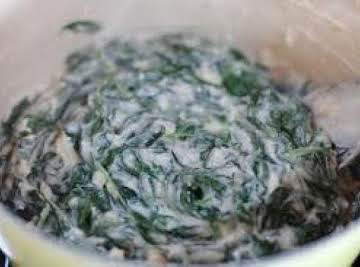 LOW FAT CREAMED SPINACH