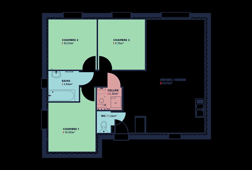  Vente Terrain + Maison - Terrain : 1 670m² - Maison : 74m² à Meyssac (19500) 