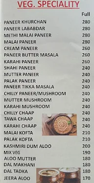 Chawla's Chic Inn menu 5