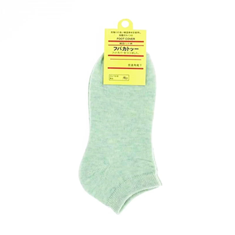Candy Lady Socks Pure Color Casual katoenen sokken voor dames Ondiepe mondsokken