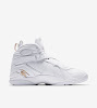 air jordan 8 retro ovo white metallic gold