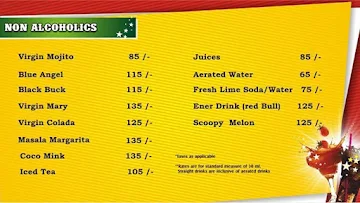 AB's - Absolute Barbecues menu 