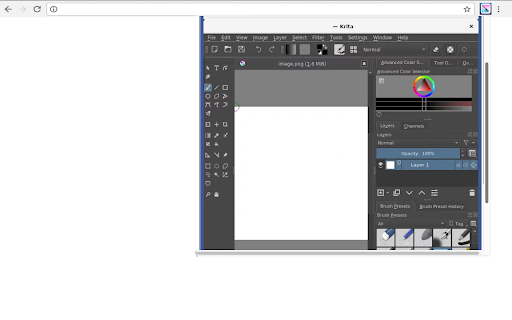 Krita graphics editor