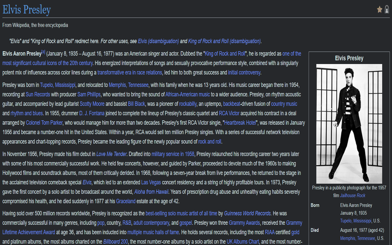 Darkipedia Dark Mode for Wikipedia Preview image 2