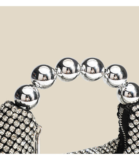 Title 7, Shiny Rhinestone Clutch Chain Dinner Bag. Perfe...