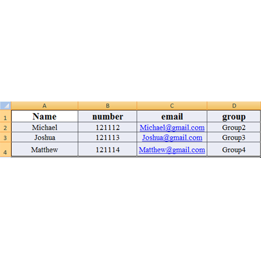 Excel convert contact