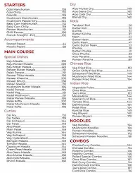 Pallavi Restaurant menu 2