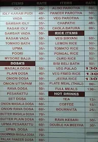 Hotel Nandini Veg menu 1