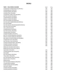 Standard Chicken Point menu 3