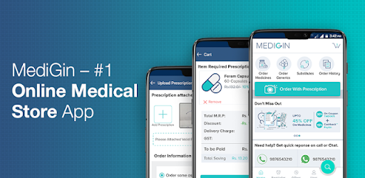 MediGin – Medical Store App